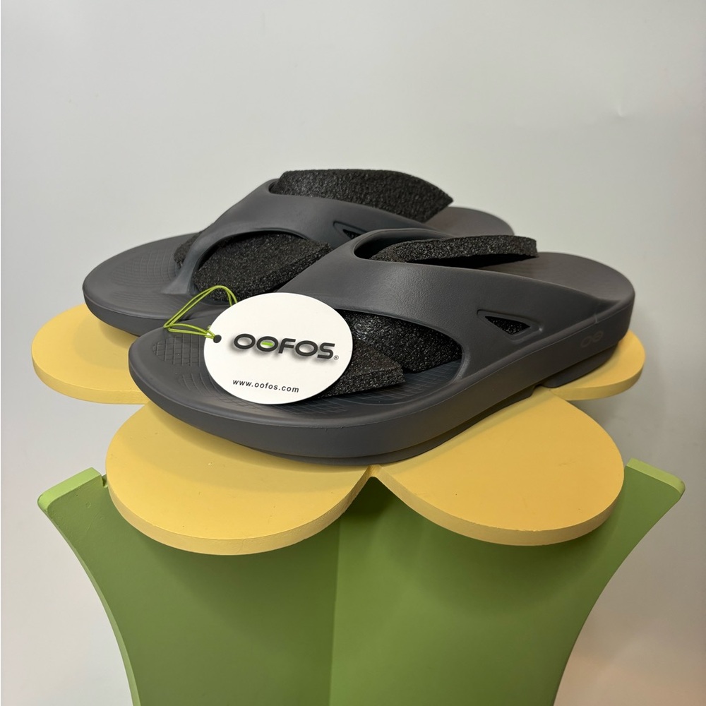 🩴 OOFOS COMFY SANDAL - SLATE. NWT
